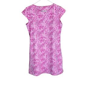 Pink Patterned Women's Dress
